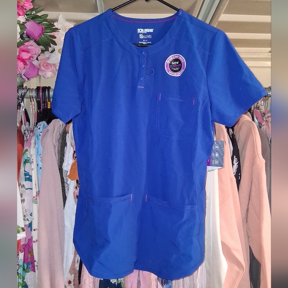 Scrubstar Blue Short Sleeve Tee